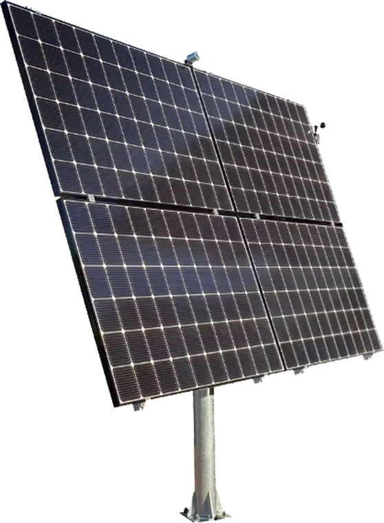 Tracker solaire mono-axial compact